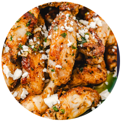 Cajun Garlic Butter Wings
